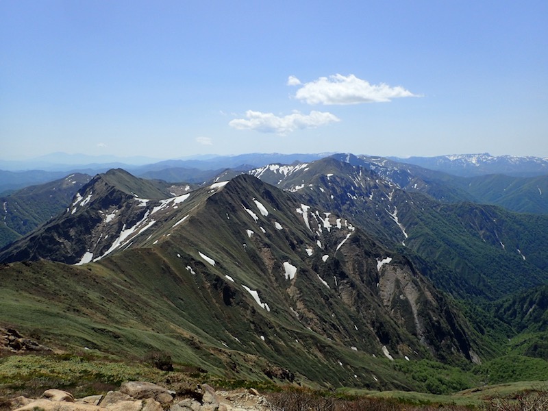 谷川連峰主脈の山々